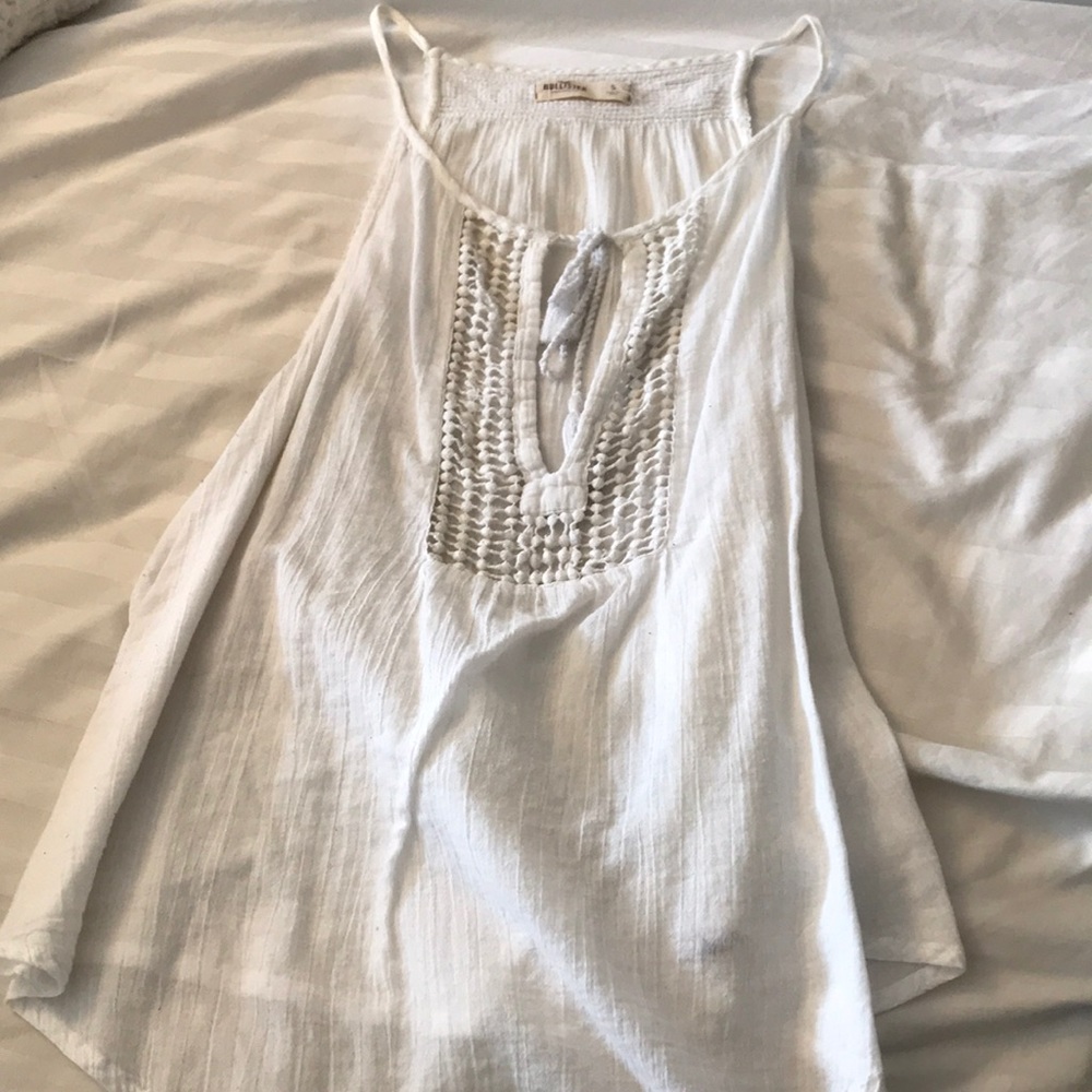 White tank top